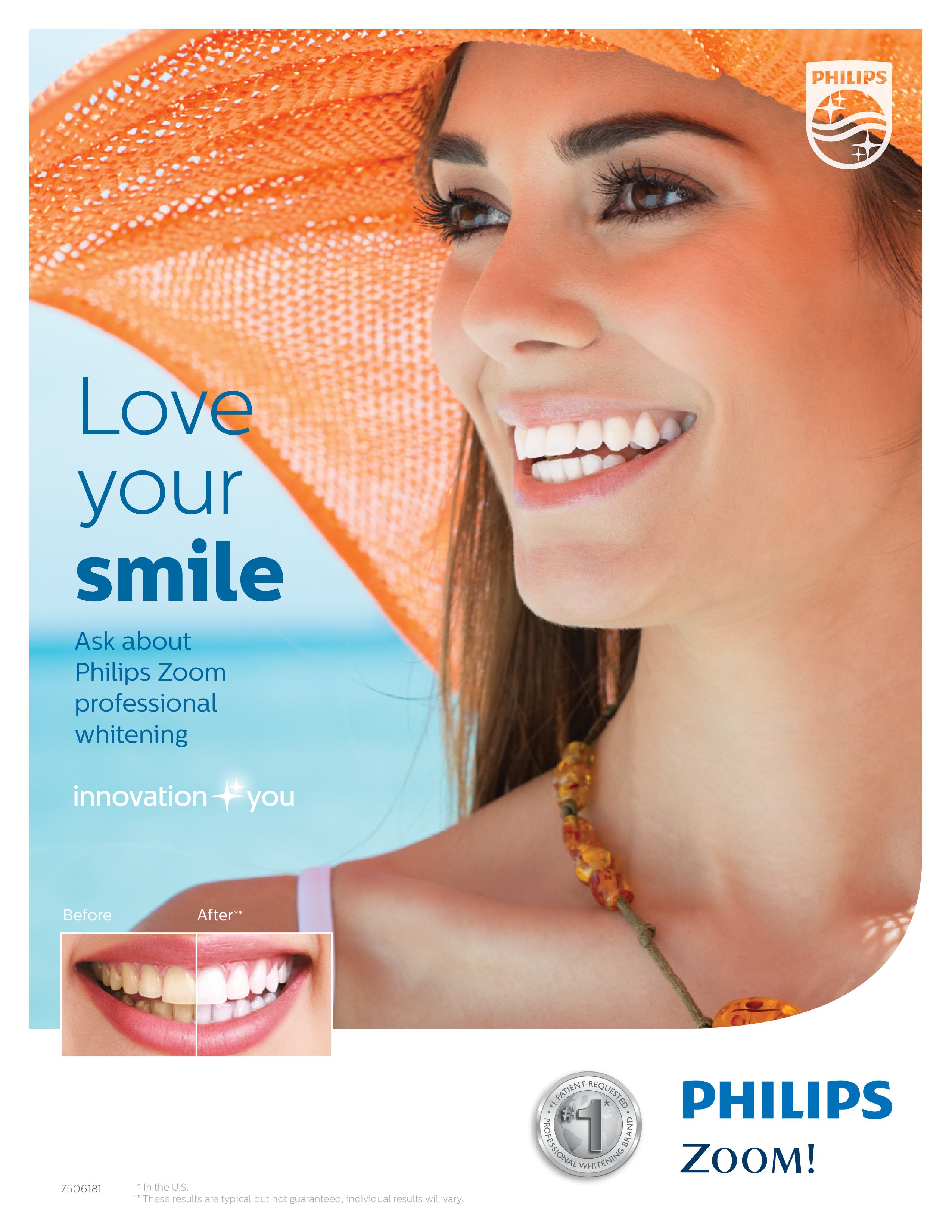 Kanata South Dental Philips Zoom teeth whitening before and after